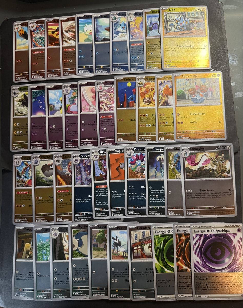 Pokémon Lot de 40 Reverses Equilibre Parfait POR FR (Neuf (Voir ...