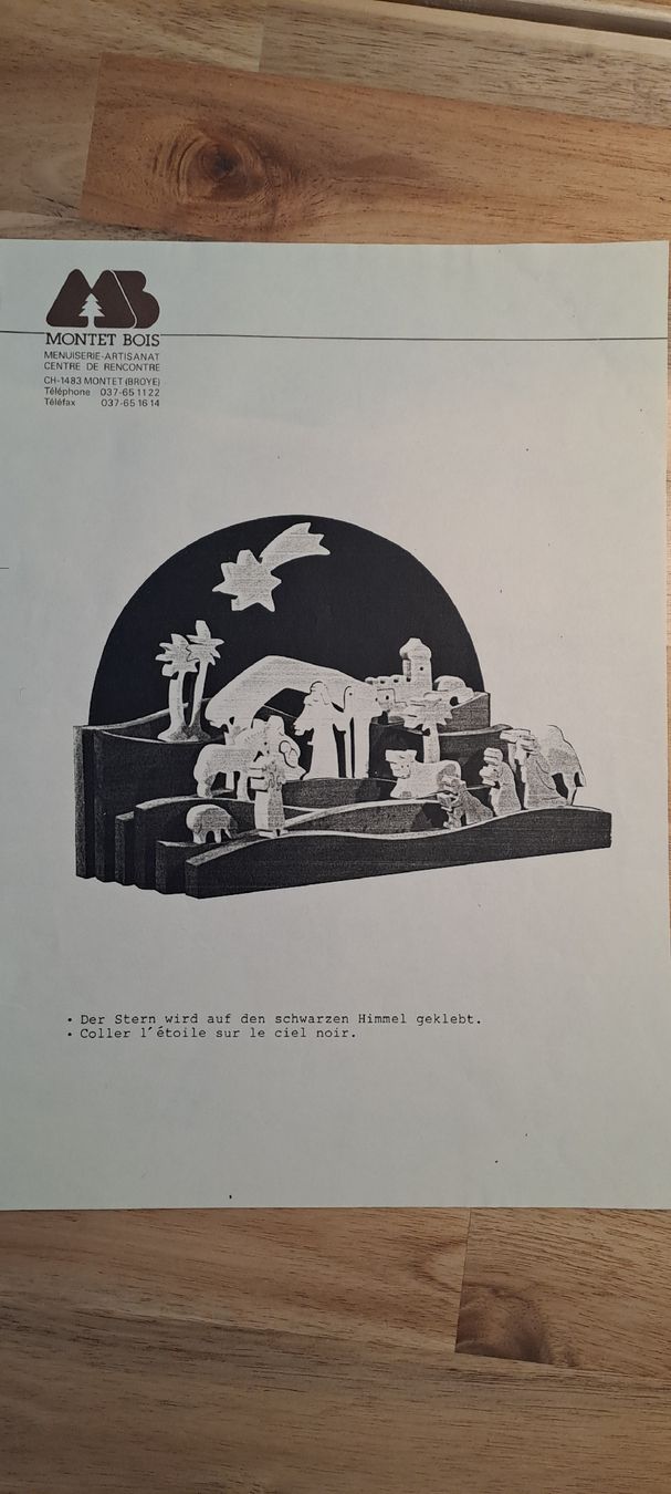 Toutes les décorations: Holz Krippenspiel – D'occasion à Buch am Irchel par -mireli- 1