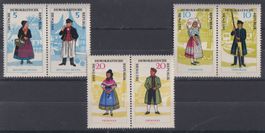 DDR 1963: Zusammendrucke Volkstrachten **