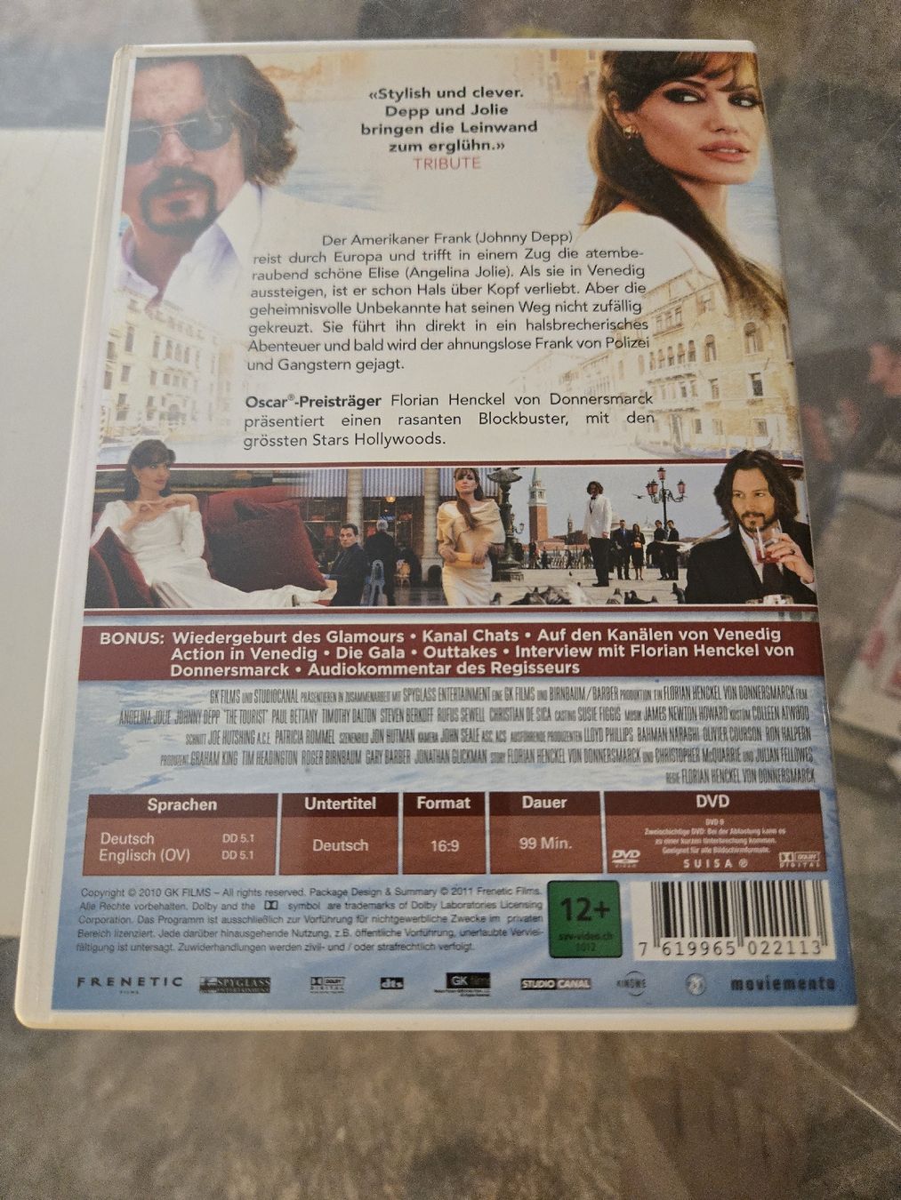 Tutti i DVDs: The Tourist DVD – Usato da Bussigny venduto da Kfdlt 1