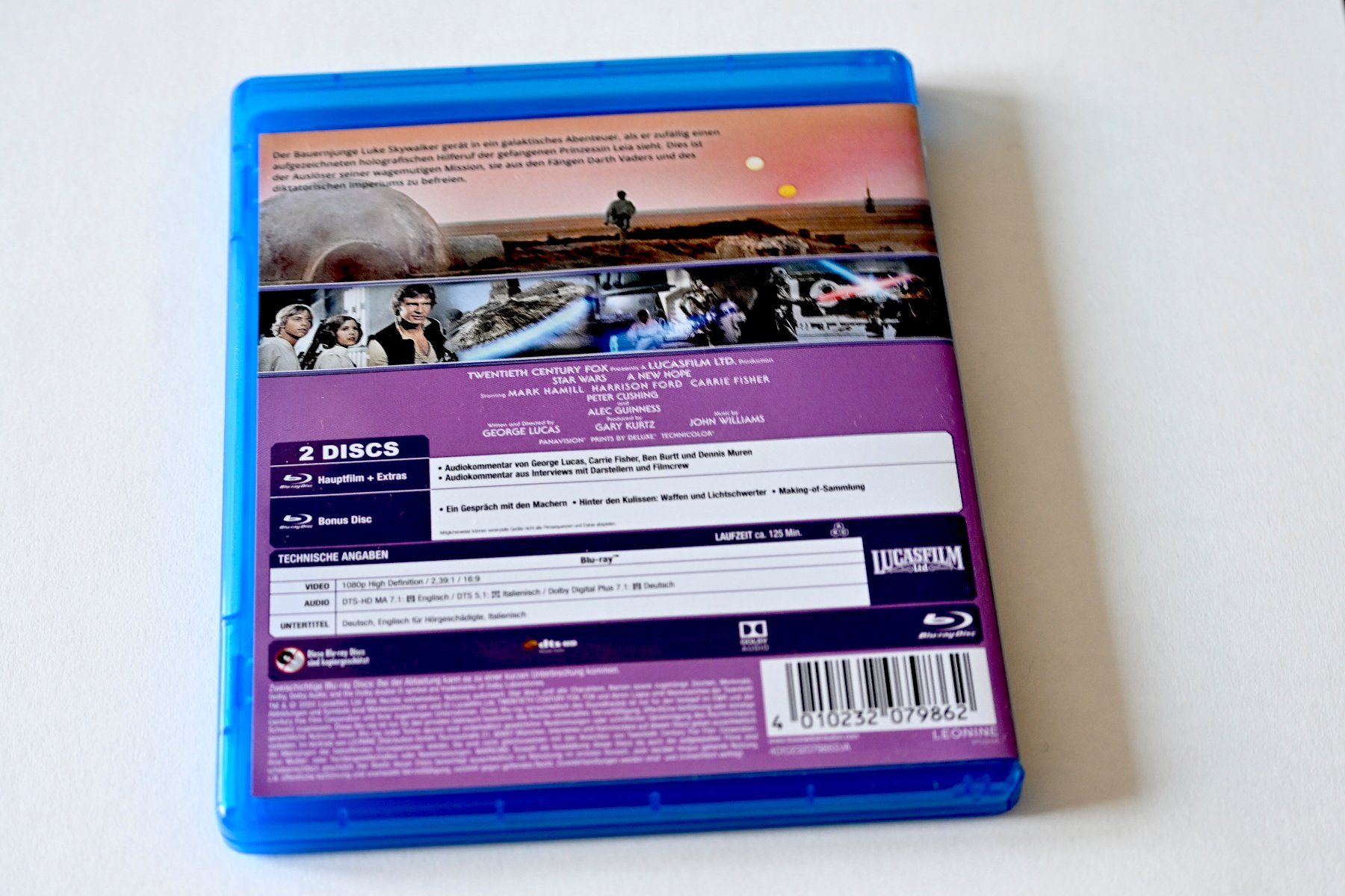 Tutti i DVDs: Star Wars Eine neue Hoffnung |  Blu-Ray | Neuwertig – Nuovo (secondo la descrizione) da Scherz venduto da Neogeo5000 1