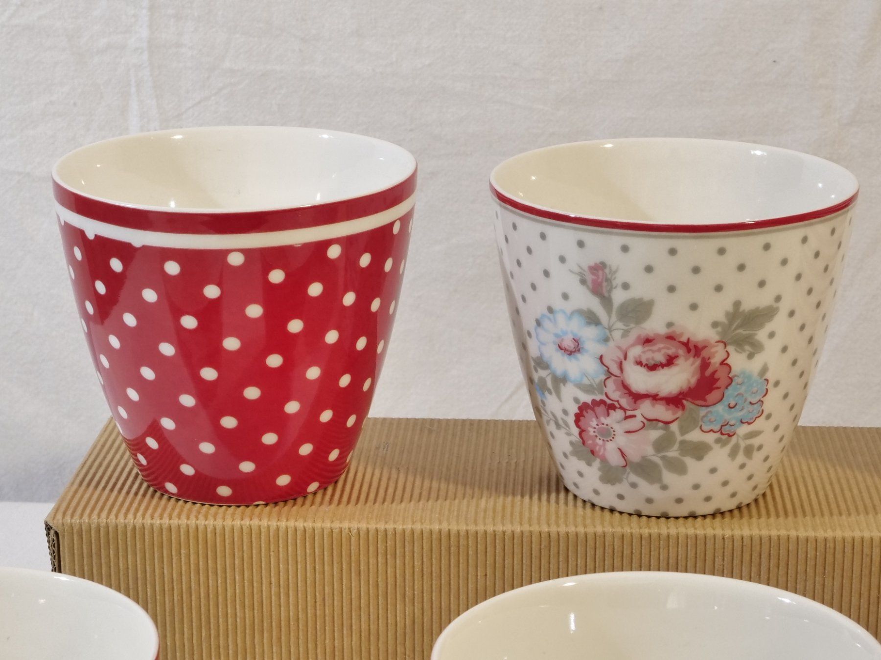 Greengate Tassen: 6 Green Gate Kaffebecher / Mug – Gebraucht aus Lustmühle von Glatisant 1