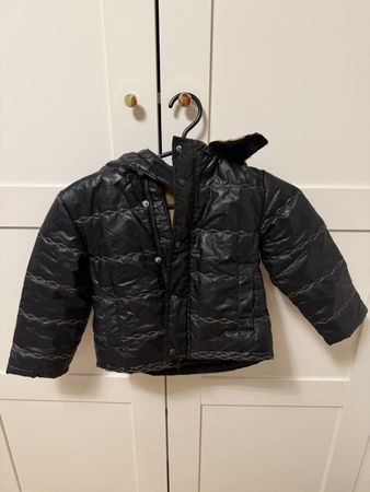 Kinder Winterjacke schwarz, Grösse 92