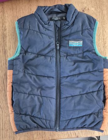 Kinder Gilet Dunkelblau Orange Gr. 98 Name it