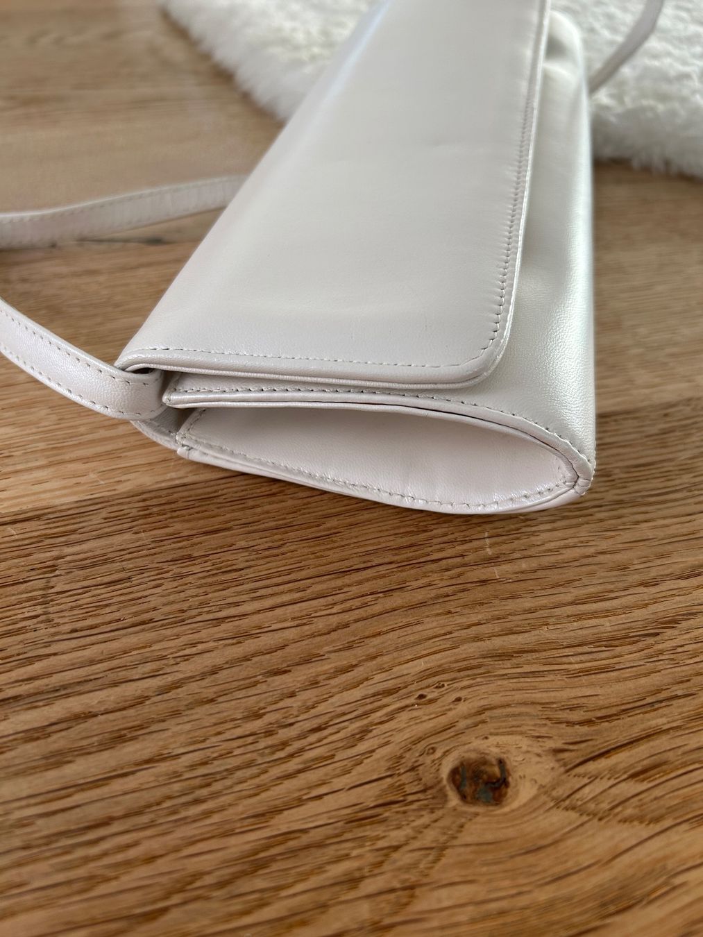 Borse da donna: Clutch / Abendtasche Leder ivory – Nuovo (secondo la descrizione) da Rothenburg venduto da stacostaco 3