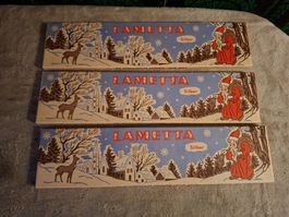 Alte Lametta silber Baumschmuck 3 Stück neu originalverpackt