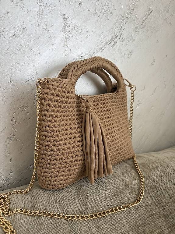 Borse da donna: Handgemachte Häkeltasche – Usato da Hinwil venduto da camposlu 4