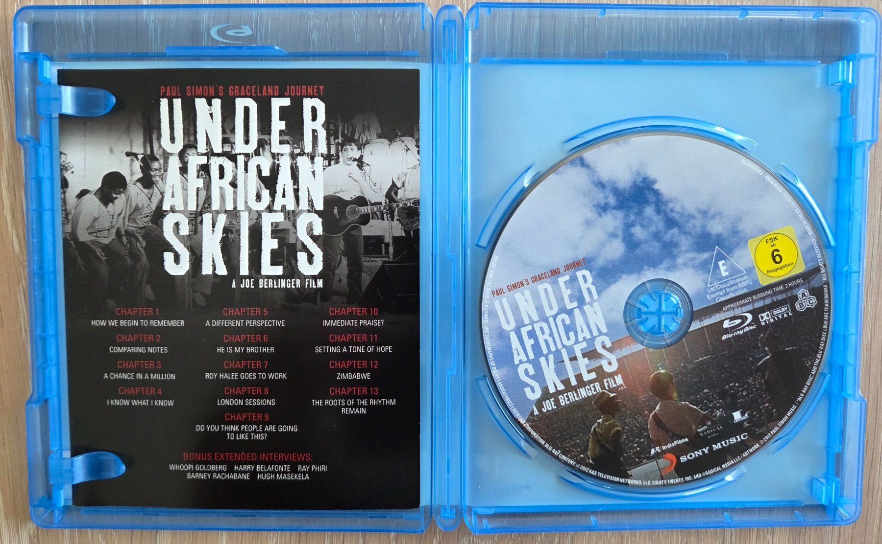 Alle DVDs: Paul Simon: Under African Skies - Blu-Ray – Gebraucht aus Ittigen von bluesboy_66 1