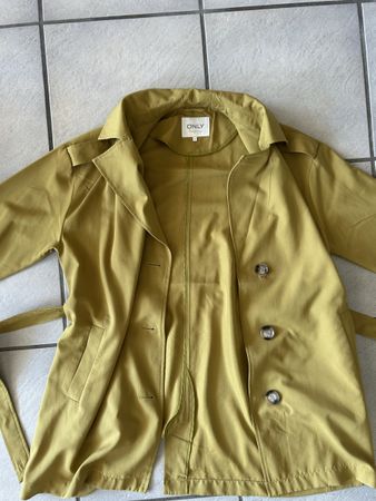 Only Kurzmantel Trenchcoat Gr. L Oliv