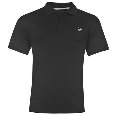 4 Stück Dunlop Golf Polo-Shirt Black - Gr. S