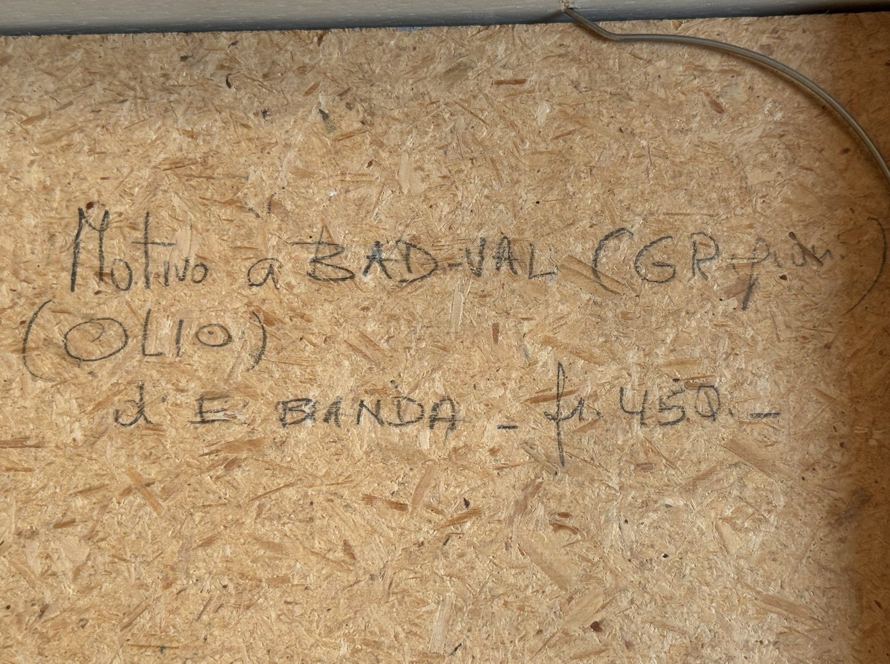 Dipinti: Gemälde (Bad Vals) Elvetio Bianda – Usato da Wangs venduto da Rumauch 2