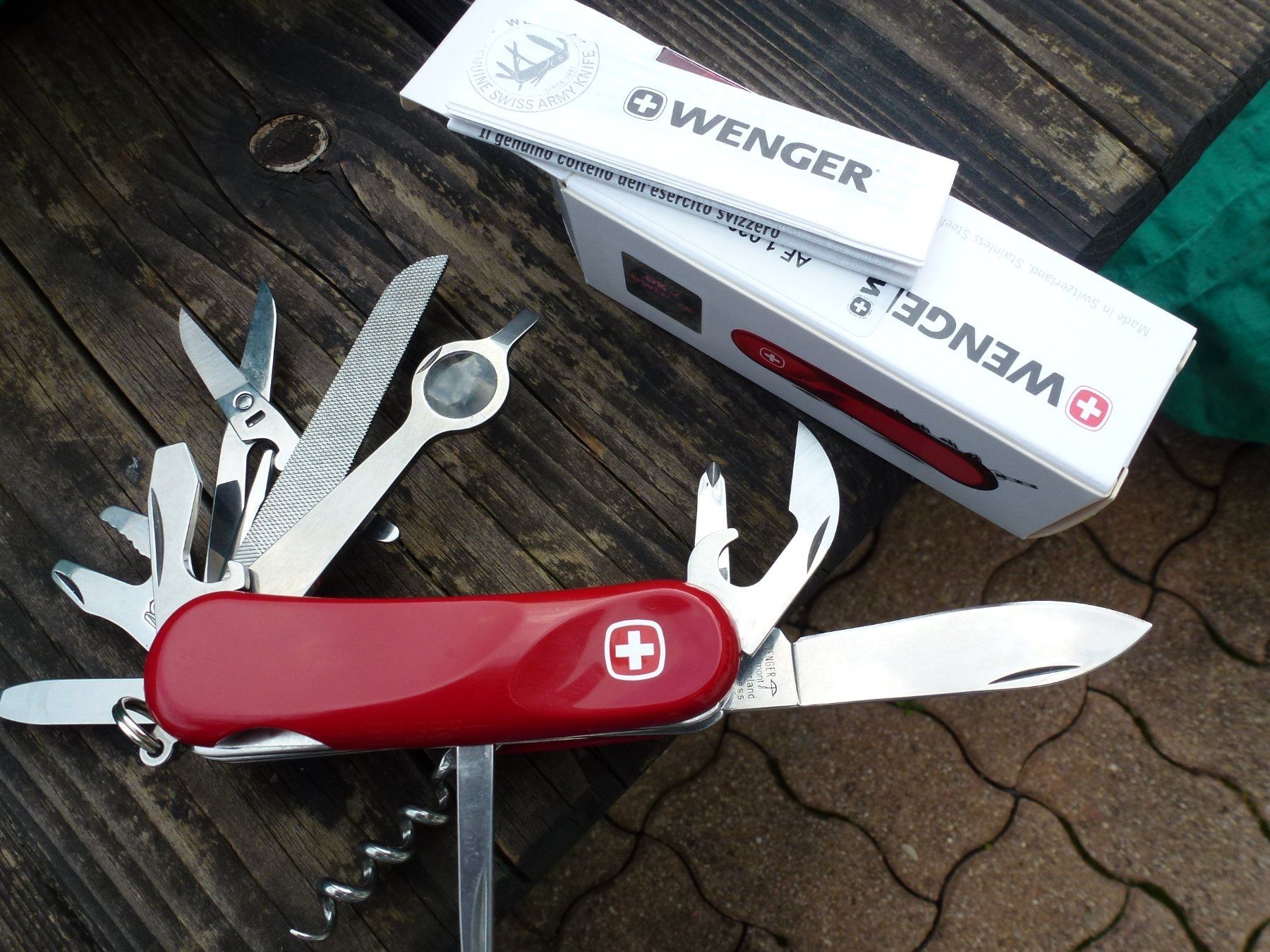 Taschenmesser: Wenger evo 39 neuf,neu. – Neu und originalverpackt aus Rebeuvelier von kinoachat2