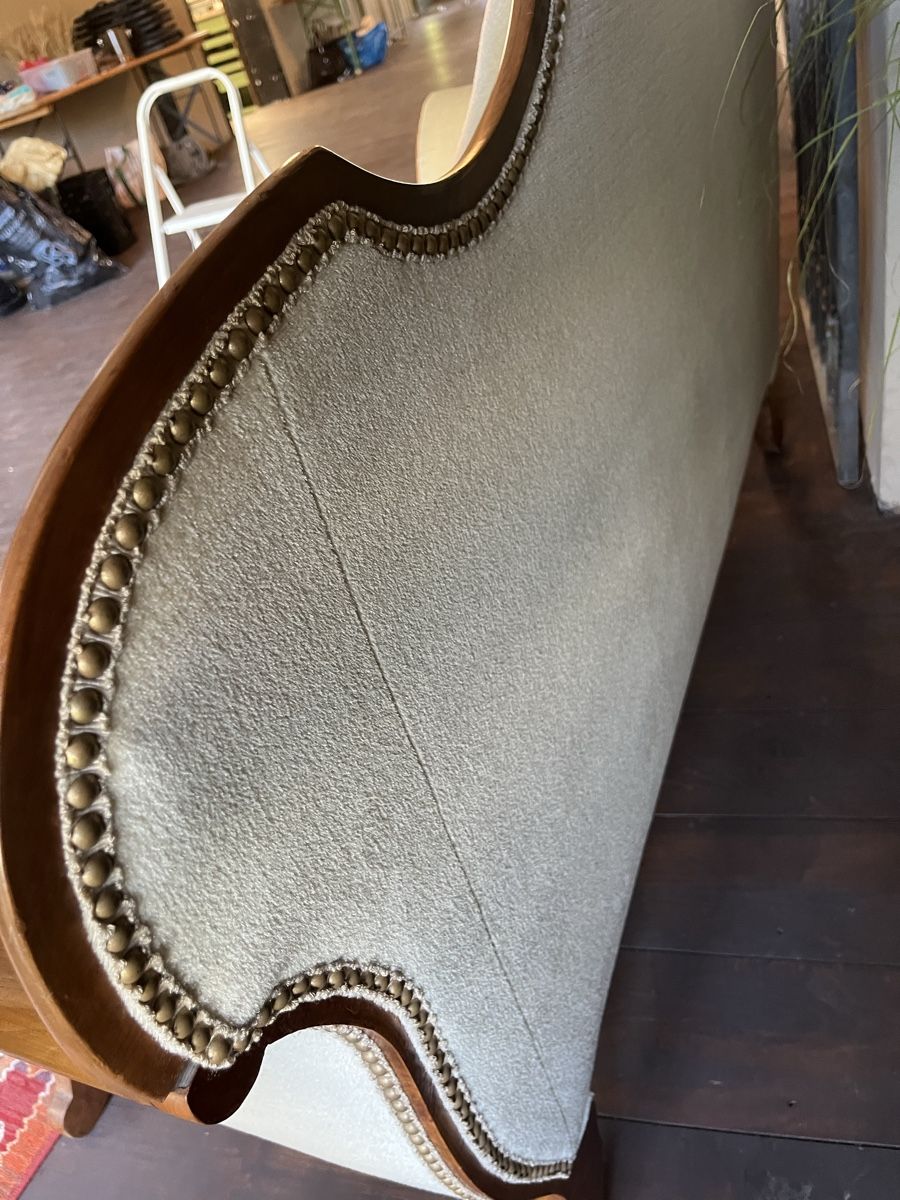 Sofas: Biedermeier-Sofa, hellbeige, Stoff guter Zustand  – D'occasion à Matzendorf par Mei60 1