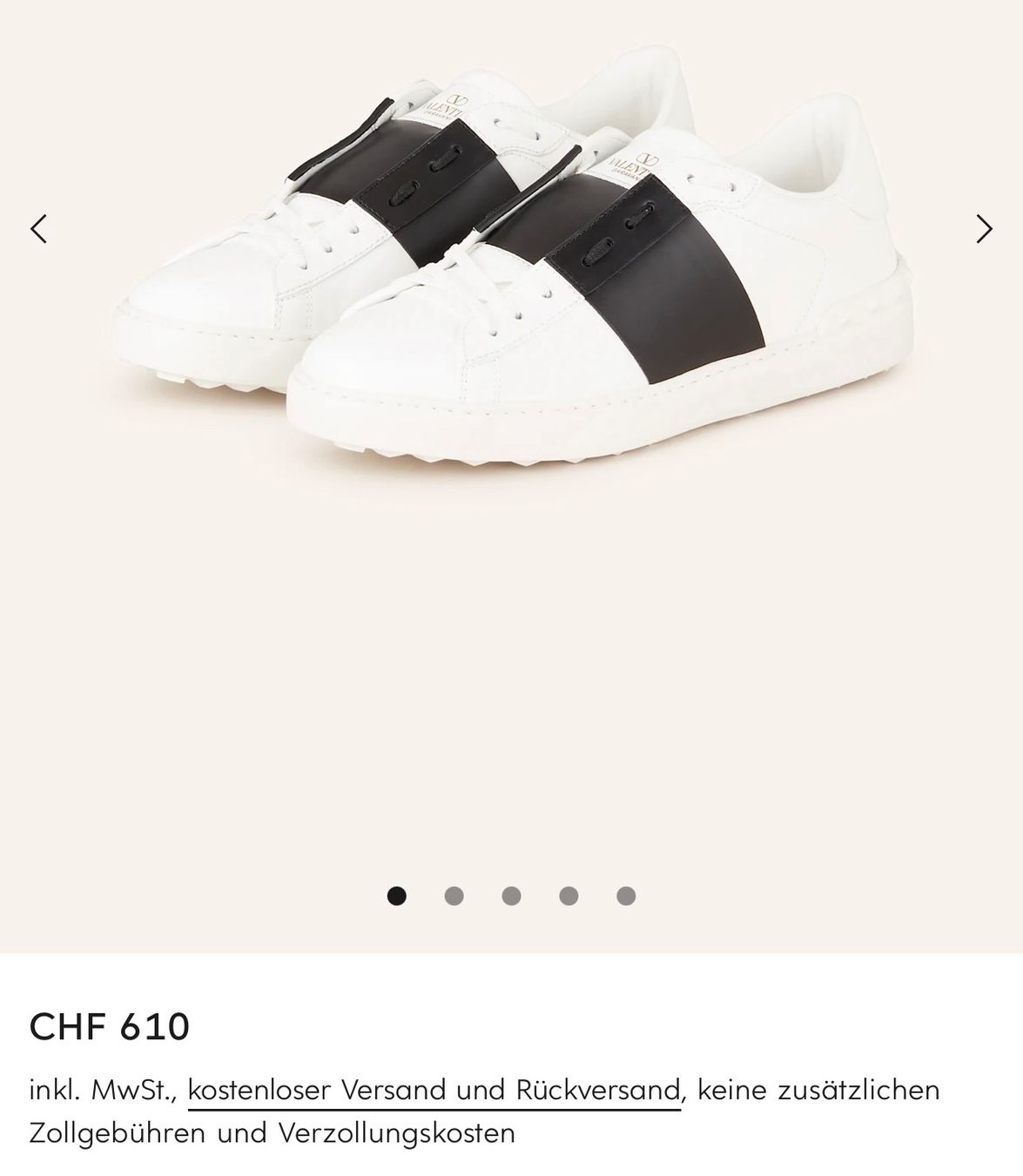 Valentino Scarpe da uomo: Valentino Sneaker Gr. 41 – Usato da Birsfelden venduto da didiswiss 2