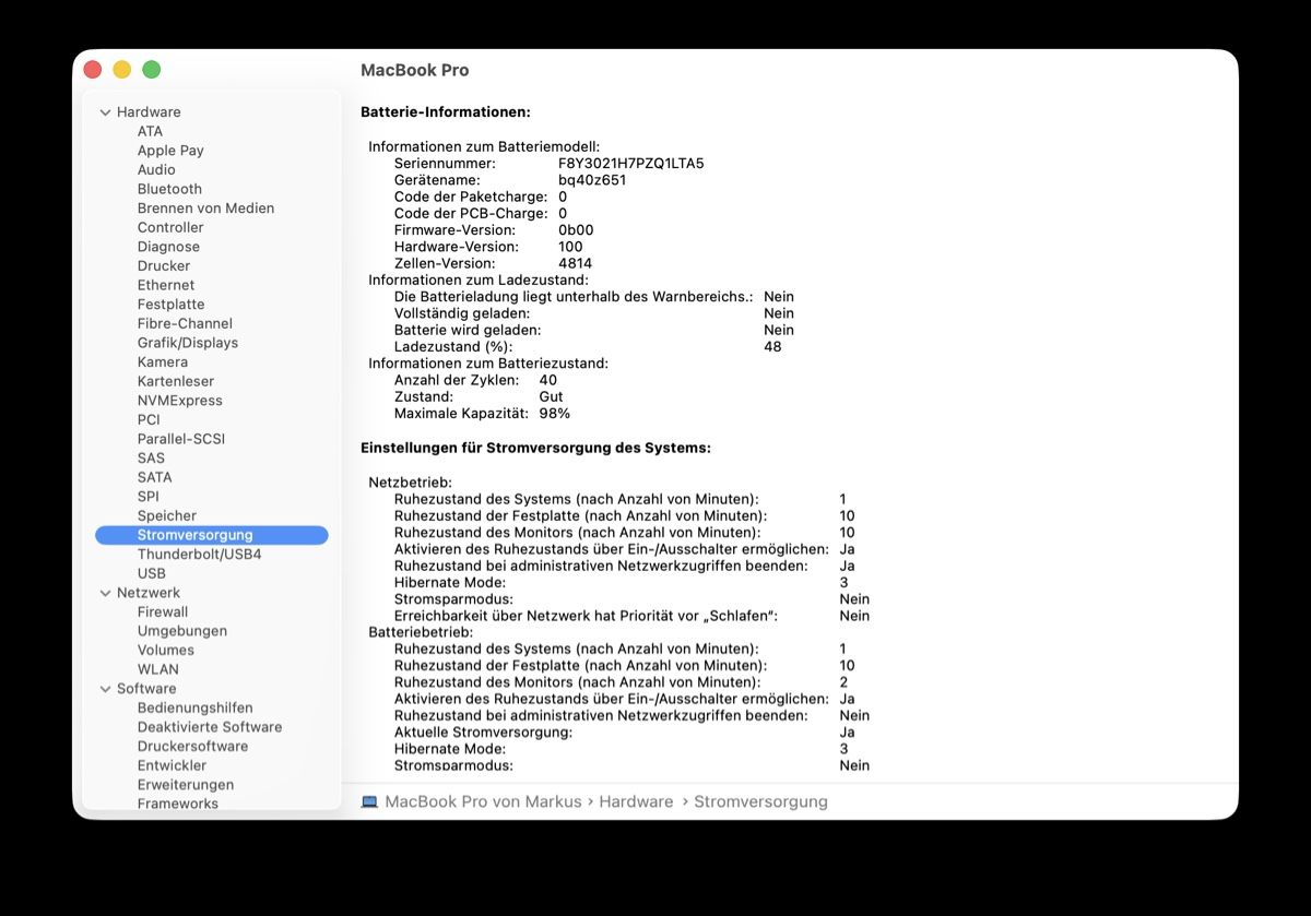 Apple Notebook: TOP Zustand Apple Macbook Pro / 16 GB Ram / 512 SSD – Nuovo (secondo la descrizione) da Inwil venduto da blue_ninja 8
