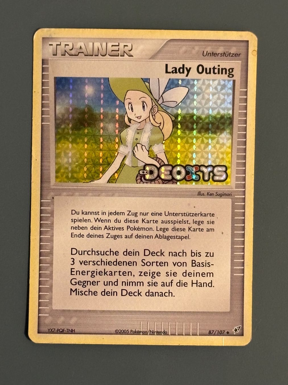 Pokémon Carte collezionabili: Lady Outing - EX Rubin & Saphir 83/109 Stamped – Usato da Seewen SZ venduto da Pokeace93