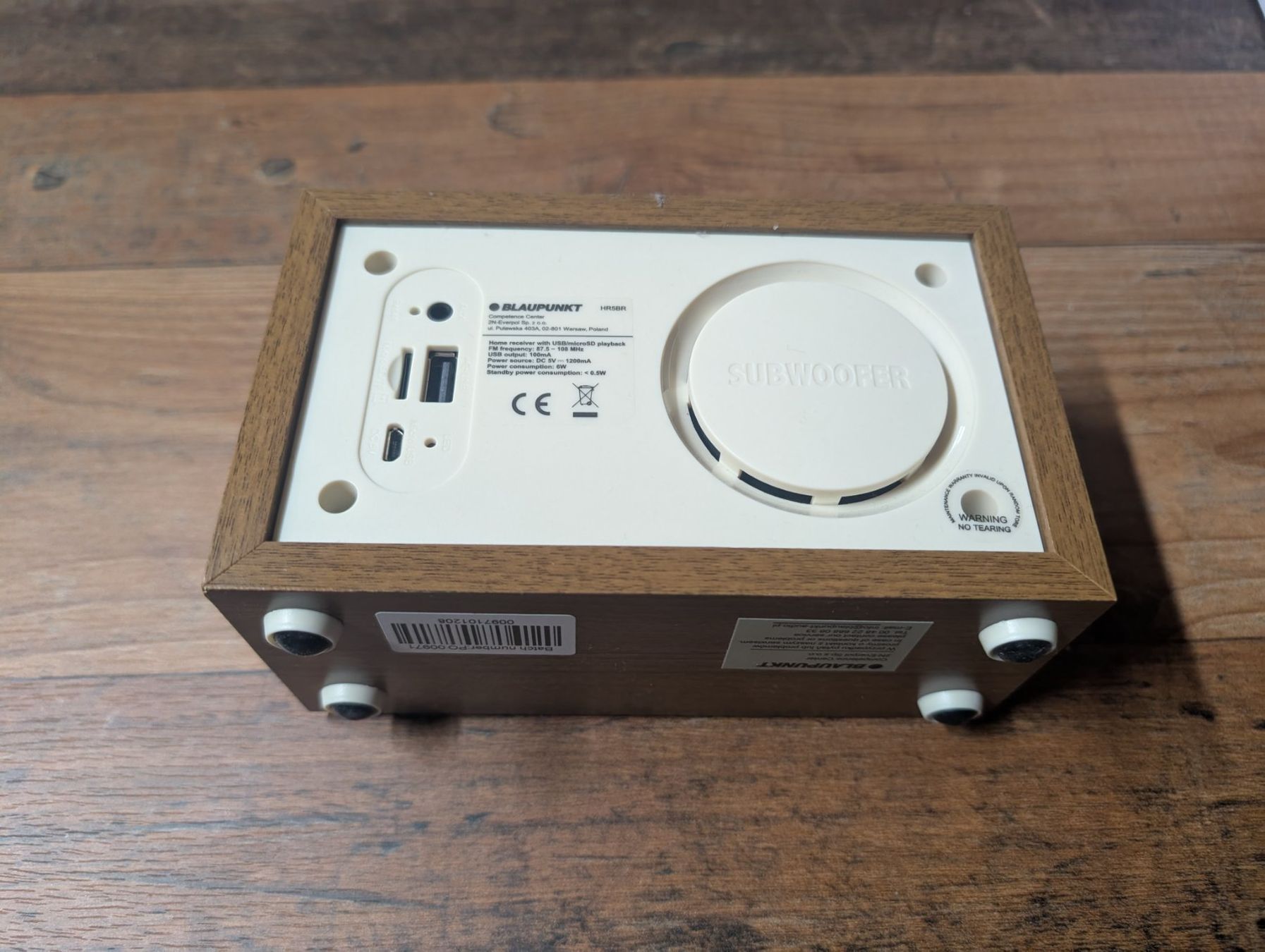 Radio: Wecker Blaupunkt Radio HR5BR Holzoptik – Usato da Neuenhof venduto da mlw_w98j 4