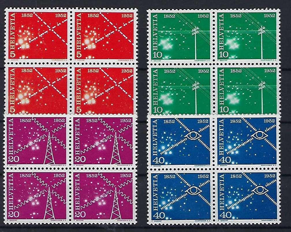 Tutti i francobolli: Werbemarken 1952 Viererblocks postfrisch  14625 – Usato da Lunden venduto da Animus999