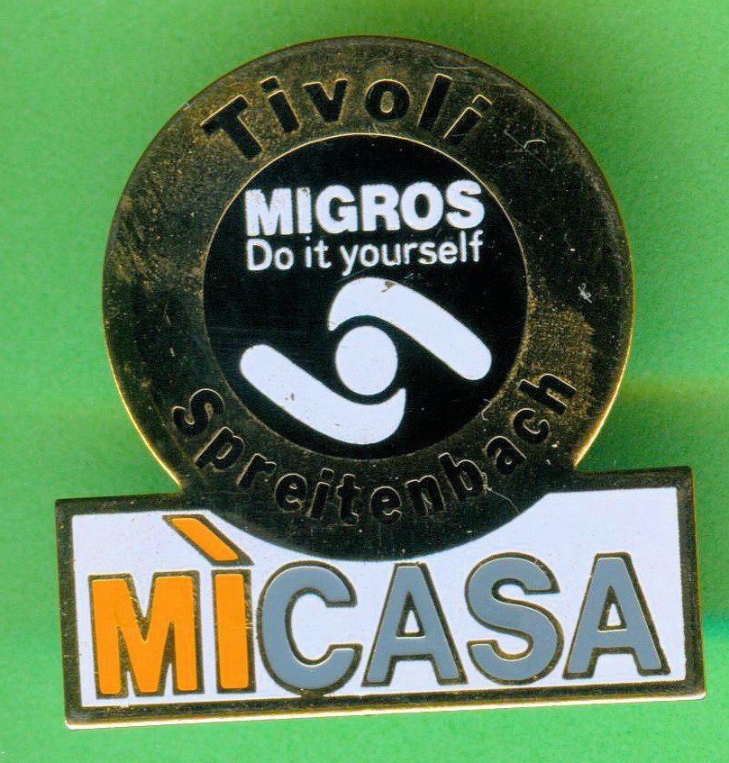 Placchette & Badge: MIGROS  Spreitenbach  MICASA – Usato da Winterthur venduto da Sammleroase