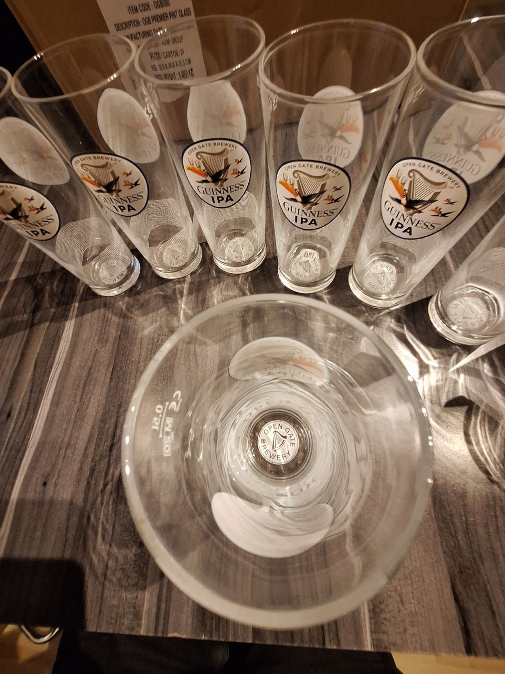 Guinness Bicchieri: Guinness IPA Gläser 0.5L 9 Stk  – Nuovo (secondo la descrizione) da Brienzwiler venduto da Dagemo1987 1