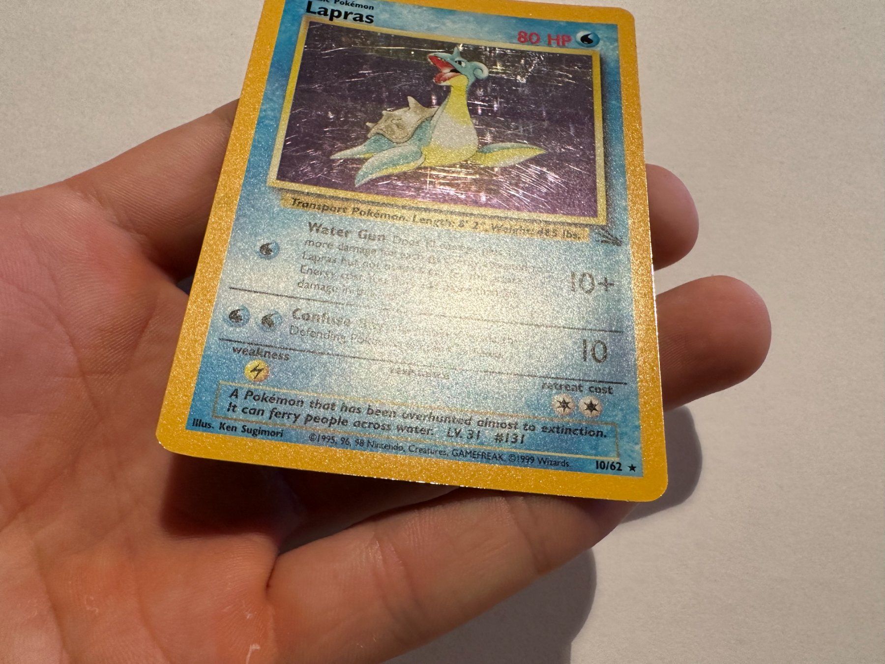 Pokémon Carte collezionabili: Lapras holo Fossil EN – Usato da Hagendorn venduto da Pokecollectorch 1