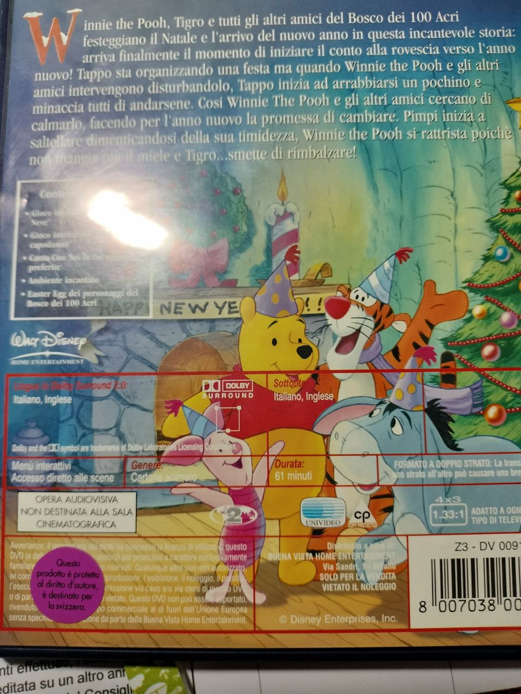 Tutti i DVDs: DVD WINNIE THE POOH – Usato da Capolago venduto da sco_7ywt 1