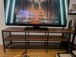 the IKEA FJÄLLBO TV bench
