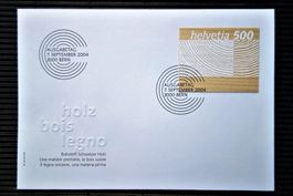 2004 FDC Rohstoff Schweizer Holz