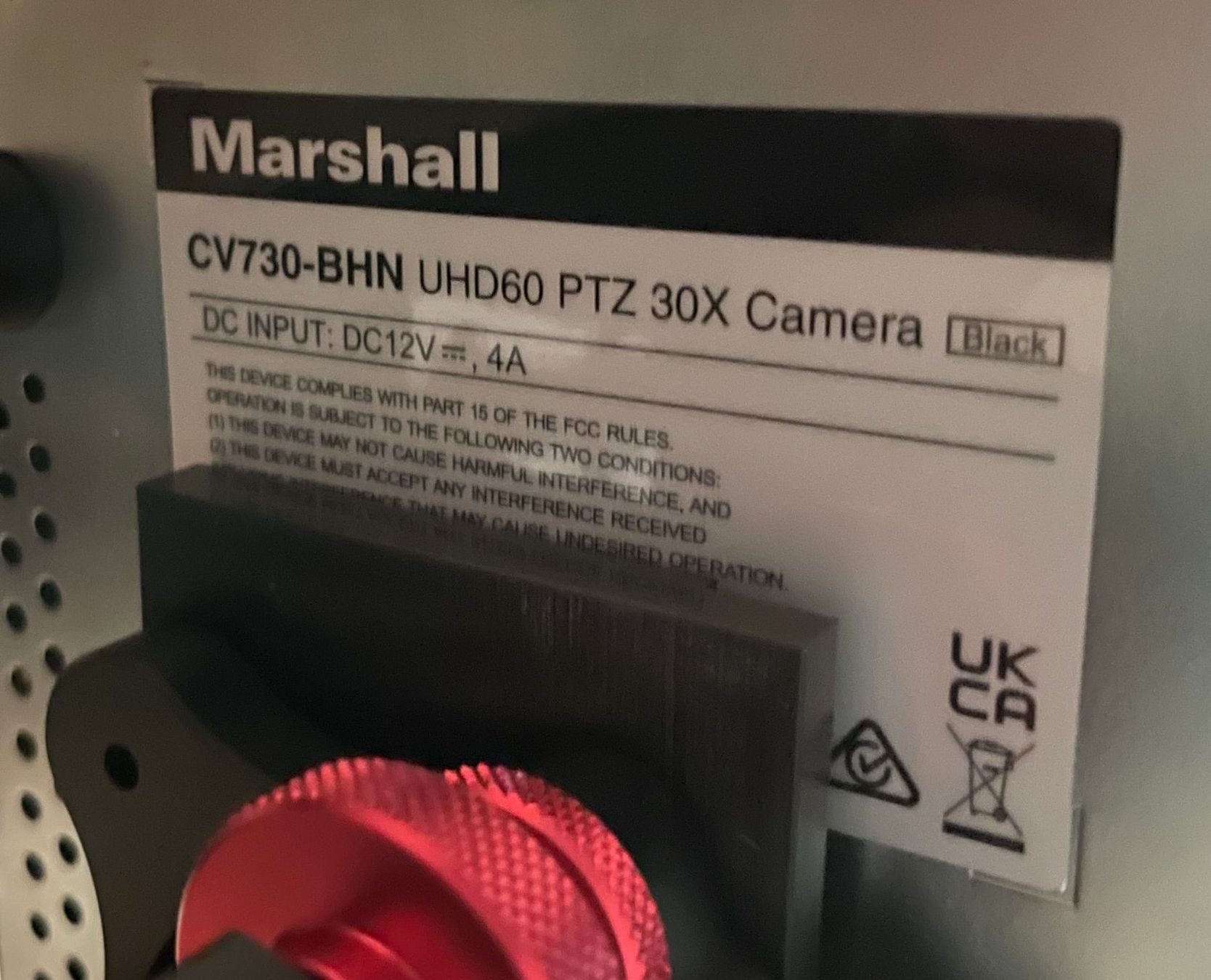 Videocamere: Marshall CV730-BHN – Usato da Steffisburg venduto da zueda12 3