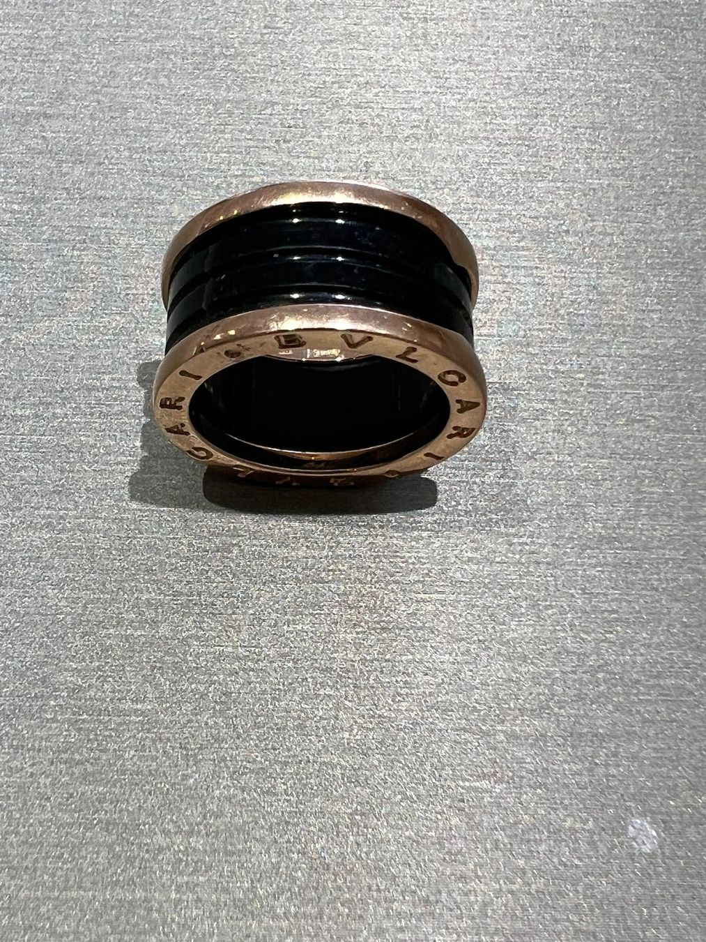 Bulgari Anelli: Bvlgari Ring B.Zero1 Roségold marble grün Gr. 57 – Usato da Glattpark(Opfikon) venduto da bar_p2wj 2