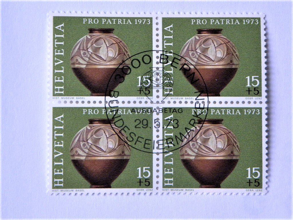 Tutti i francobolli: (134)   Pro Patria 1973° ET-Stempel – Usato da Schwarzhäusern venduto da Inot3 1