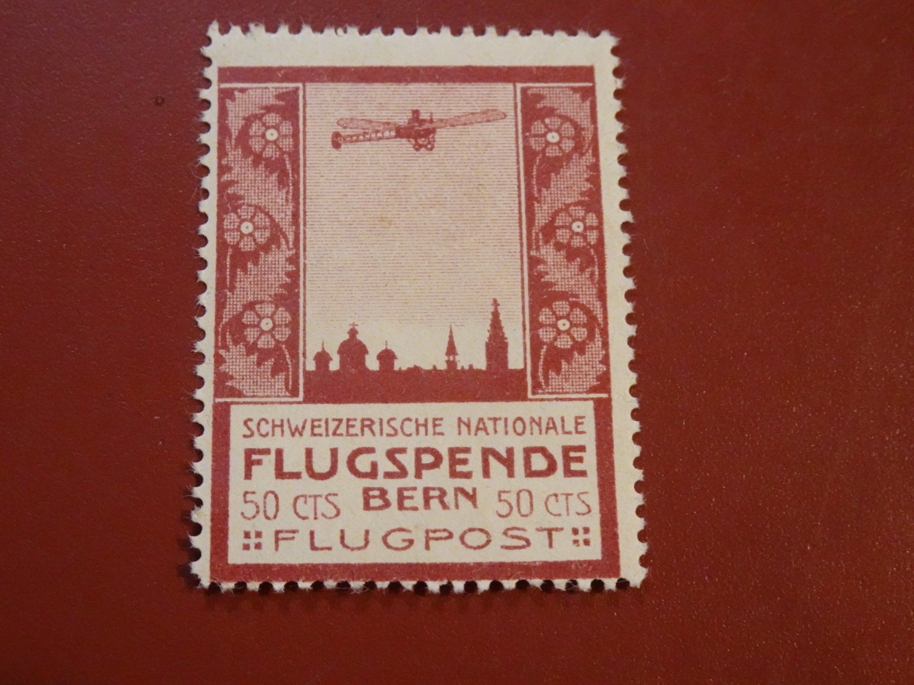Tutti i francobolli: 1913, FLUGPOSTMARKEN VORLÄUFER III BERN, POSTFRISCH, – Usato da Eschenbach SG venduto da eDaisy 1