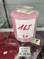 165 Posten Raureif Stumpen Kerze/n 120 x 120 aus Liquidation