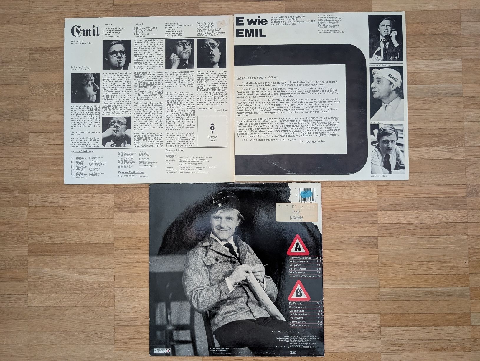 Dischi in vinile: Emil Steinberger Schallplatten 3er – Usato da Widnau venduto da angiel02 1