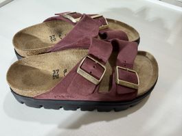 Sandales Papillio Birkenstock bordeaux taille 37 neuves