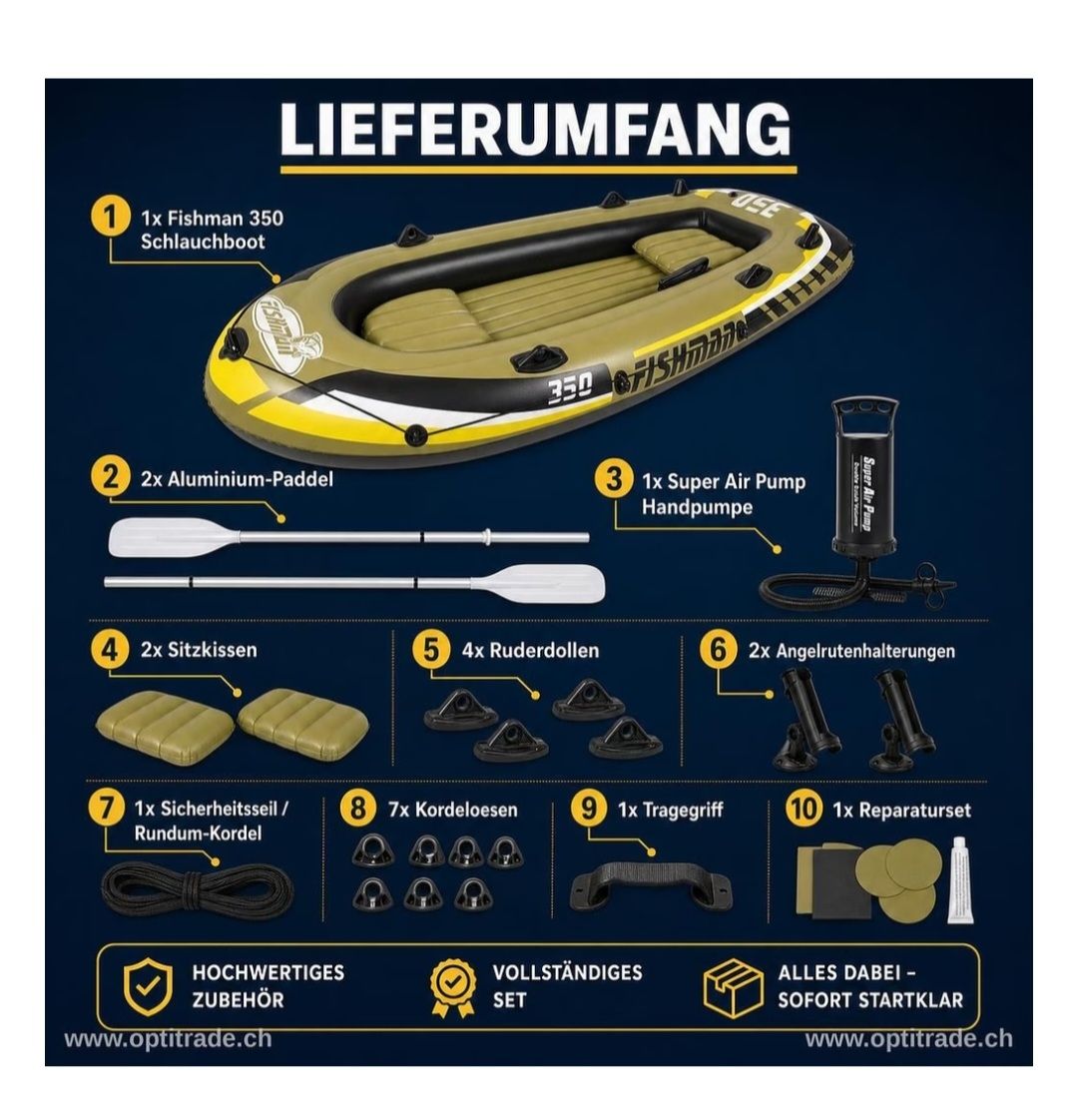 Boote: Schlauchboot  – Neu und originalverpackt aus Bassersdorf von isu_hk9p 1