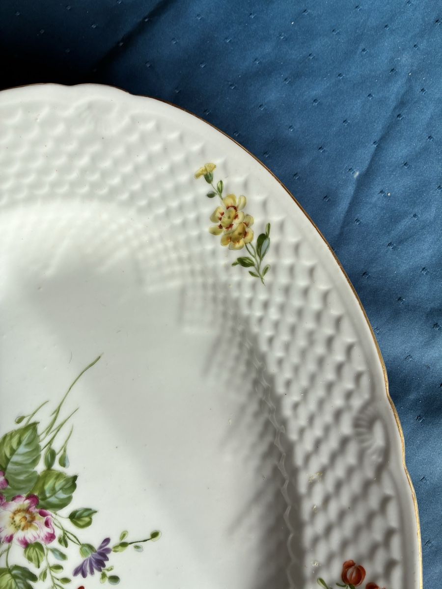 Servierplatten: Bing + Gröndahl antike Servierplatte oval – Gebraucht aus Dornach von Rosengarten 3