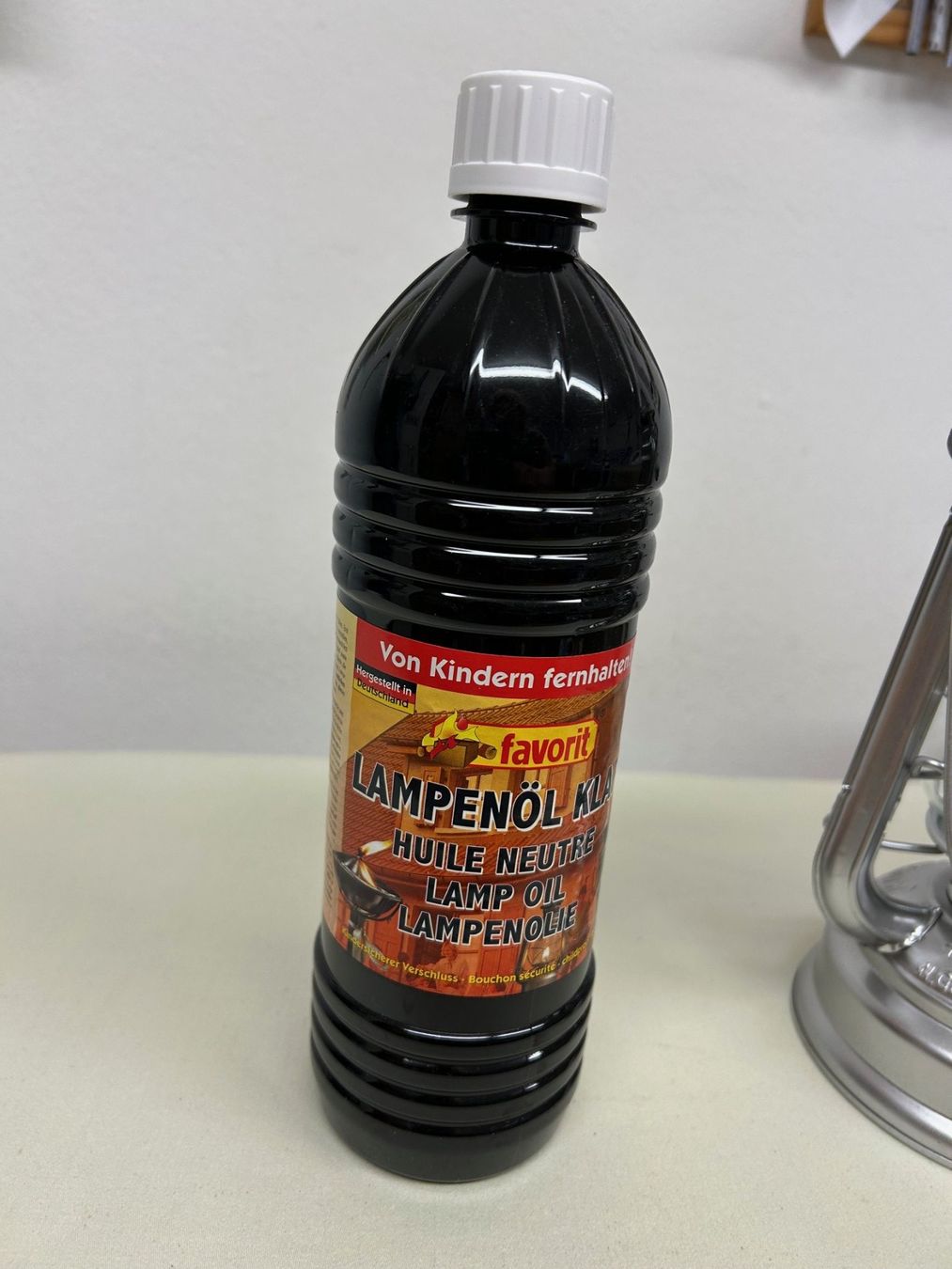 Lanterne: Petrollampe silberfarben – Nuovo e nell'imballaggio originale da Au SG venduto da Nadel04 1