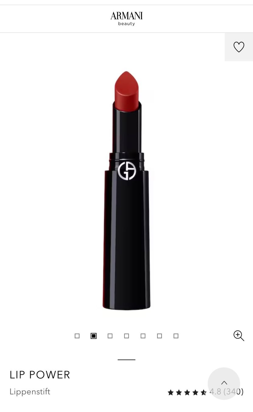 Armani Make-up: Lip Power Armani 405 neuf – Nuovo e nell'imballaggio originale da Lausanne venduto da Meganelausanne