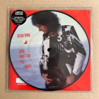 BRIAN MAY „Why Don‘t We Try“ 7“ VINYL Pic Disc Poster QUEEN