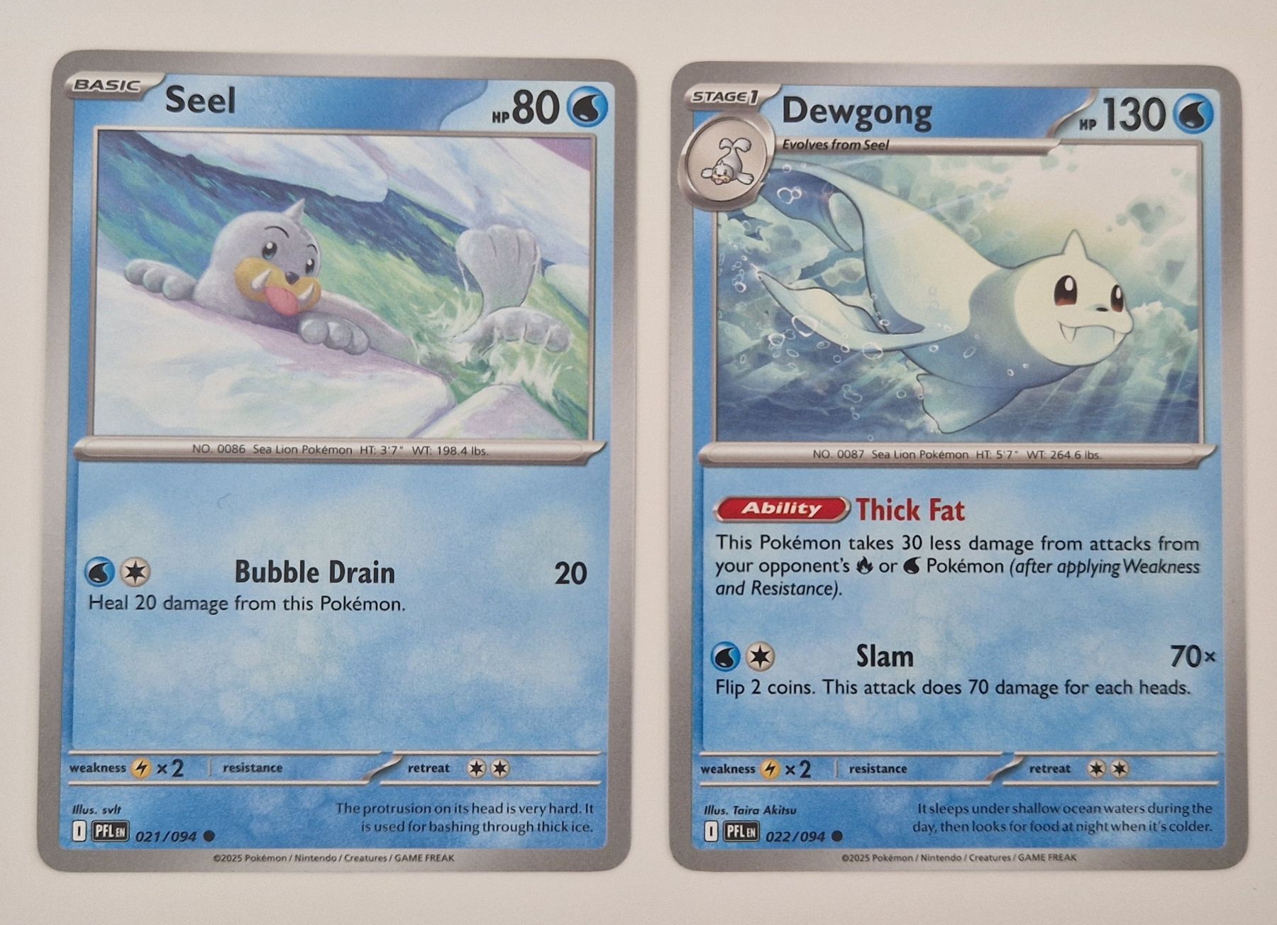 Pokémon Carte collezionabili: Carte Pokémon Seel e Dewgong - Phantasmal flames – Nuovo (secondo la descrizione) da Gordola venduto da lul_g86d