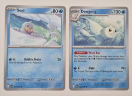 Carte Pokémon Seel e Dewgong - Phantasmal flames