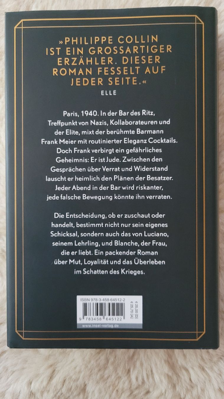 Livres: DER BARMANN DES RITZ Philippe Collas Buch – D'occasion à Horgenberg par Klatschmohnmaria 1