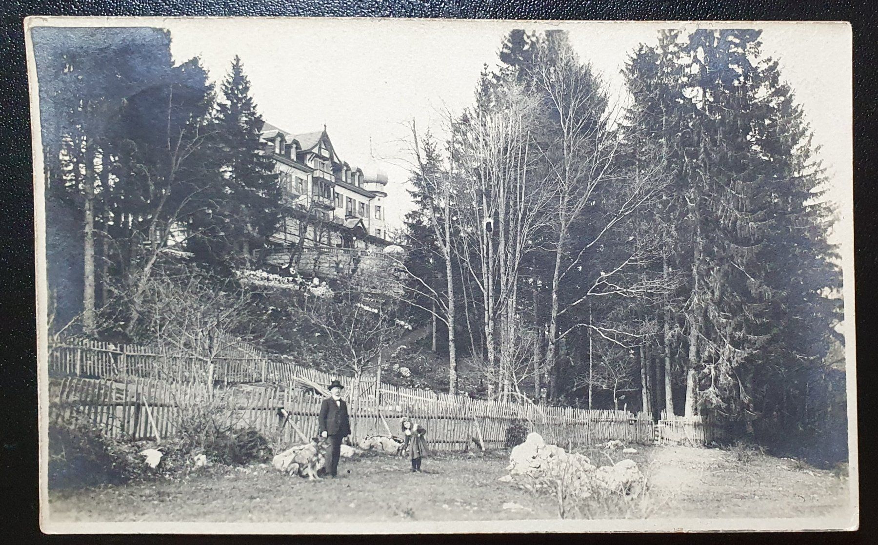 Ansichtskarten: PRÊLES 1925, HOTEL PENSION MON SOUHAIT – Gebraucht aus Kreuzlingen von Rschweiz1