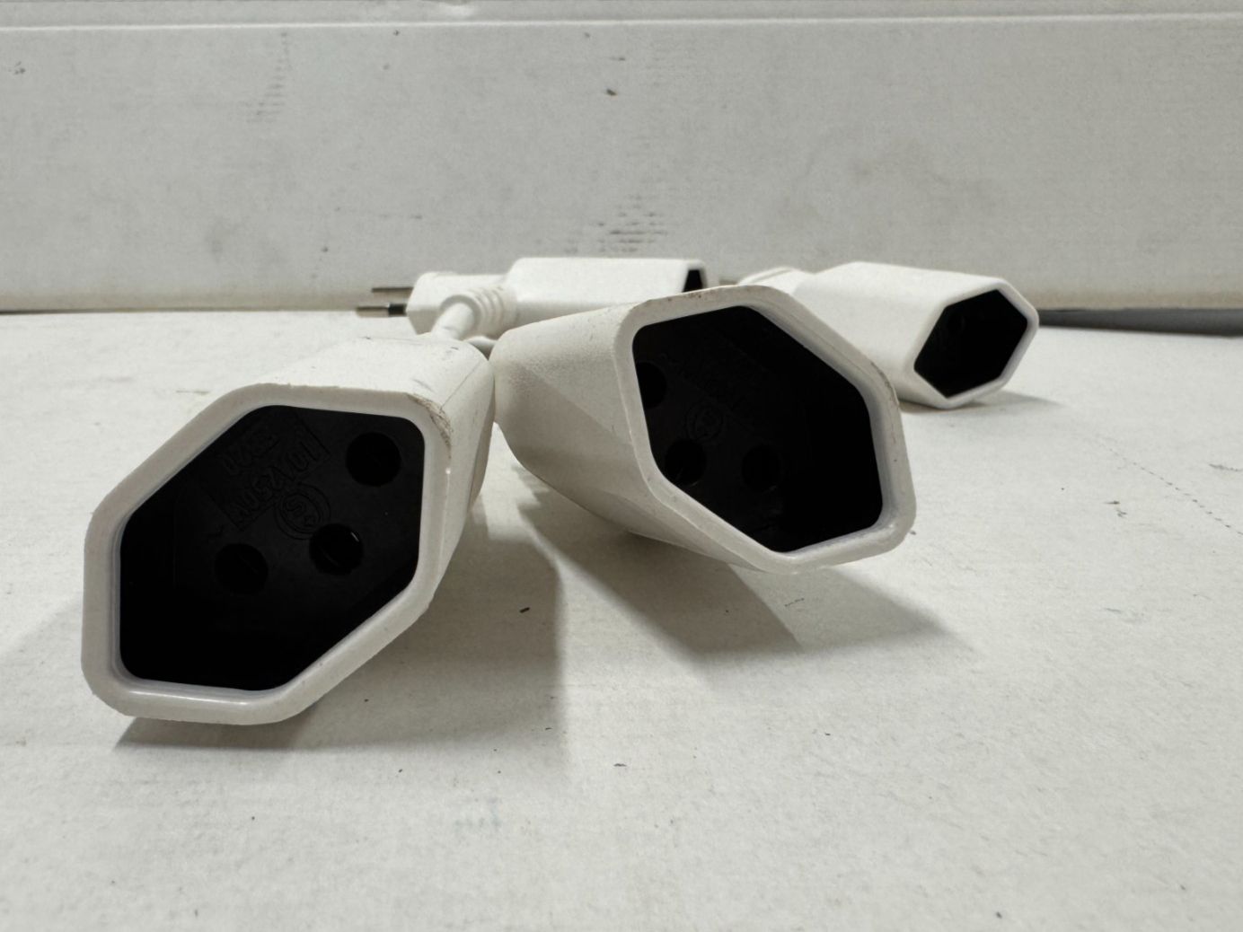 Cavi: 2x Adapter Kabel / Stromkabel, weiss (C346) – Nuovo (secondo la descrizione) da Däniken SO venduto da Profog1 2