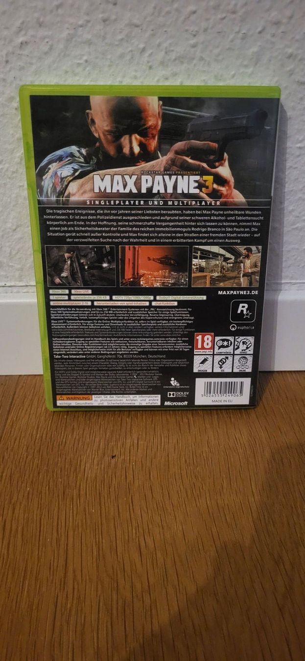 Microsoft Giochi: Xbox 360 - Max Payne 3 – Usato da Münsingen venduto da Heroism2010 1