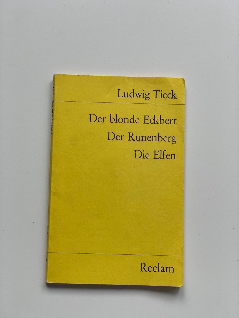 Livres: Der blonde Eckbert u.a. – D'occasion à Regensdorf par TedK