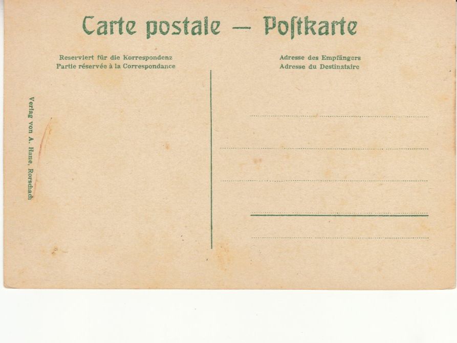 Cartoline postali: Walzenhausen Gebhardshöhe ca. 1910 – Usato da Bürglen TG venduto da StampGraf 1
