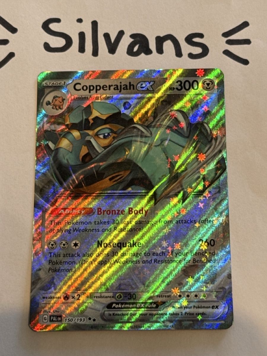Pokémon Carte collezionabili: Copperajah ex PAL 150 Paldea Evolved Englisch – Nuovo (secondo la descrizione) da Wil SG venduto da Silvans