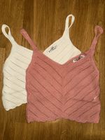 2er-Set Strick Crop Tops